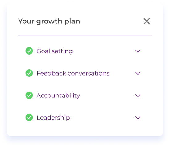 AI trainer Growth plan completed